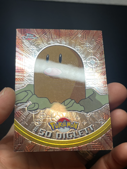 Pokemon Topps Chrome Series 1 Diglett #50 - Image 2