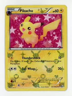 Pikachu - Pokemon 2013 Legendary Treasures #RC7 EX-MT - Image 1