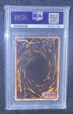 2010-2017 YuGiOh Legend of Blue Eyes Gaia The Dragon Champion LOB 125 PSA 8 - Image 2