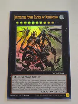 Jupiter the Power Patron of Destruction DOOD-EN044 Ultra Rare Yugioh 1st Edition - Image 1