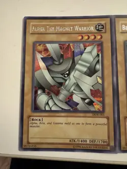 Yugioh Magnet Warrior Set DOR-001/002/003 ALPHA BETA GAMMA - Image 2