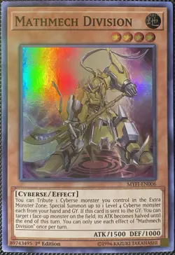 Mathmech Division MYFI-EN006 Mystic Fighters 1st Edition - Yugioh Card - Image 1