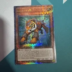 Yugioh! Test Tiger - RA03-EN189 - Quarter Century Secret Rare - Image 1