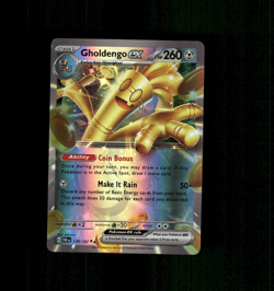 Custom Holo Gholdengo Card Gholdengo EX Card READ DESCRIPTION BELOW - Image 1