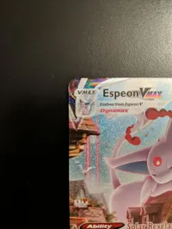 Espeon Vmax Full Alt Art Secret Rare 270/264 Fusion Strike Pokemon - Image 3