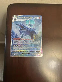 Pokemon TCG - Shadow Rider Calyrex VMAX 205/198 - Chilling Reign - NM - Image 1
