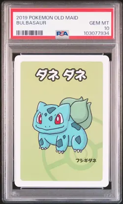 2019 POKEMON OLD MAID BULBASAUR PSA 10 - Image 1
