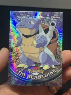 Pokemon Topps Chrome Spectra Blastoise #09 Series 1 - Image 1