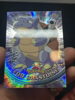 Pokemon Topps Chrome Spectra Blastoise #09 Series 1 - Image 2
