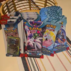 Pokemon Journey Together SCARLET &VIOLET sealed Paradox BOOSTER PACK LOT OF 17 - Image 1