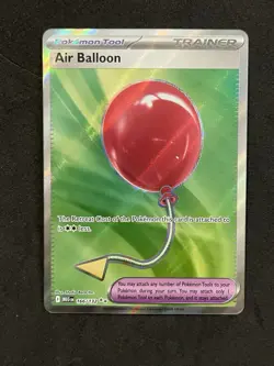 Air Balloon Full Art Ultra Rare 166/132 Pokemon Mega Evolutions English - Image 1