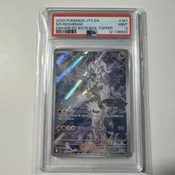 N's Reshiram 167 Stamped PSA 9 2025 Pokemon Journey Together Box Topper - Image 1