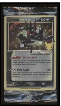 25X Greninja Gold Star Holo Promo SWSH144 Celebrations Pokemon 15 Sealed 10 Open - Image 1