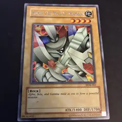 Yu-Gi-Oh DOR-001 Alpha The Magnet Warrior Prismatic Secret Rare Holo Near Mint! - Image 1
