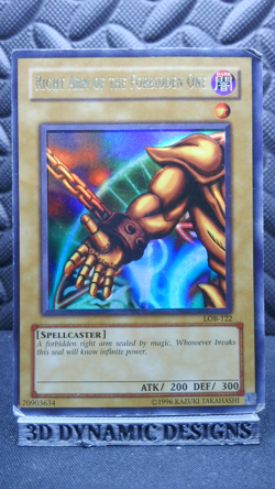 | Yugioh Right Arm of the Forbidden One LOB-122 Ultra Rare Legend Of DMG 🔥 | - Image 1