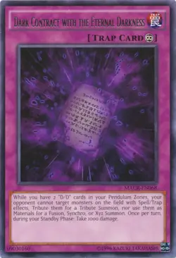 3 x Dark Contract with the Eternal Darkness - MACR-EN068 - Rare - Unlimited Edit - Image 1