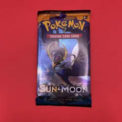 Pokemon Trading Card Game Sun & Moon Base Set Booster Pack (3 Sealed Packs) - Image 2