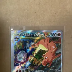 Charizard VSTAR SWSH262 Black Star Promo - Pokemon Card (Off Center) - A1 - Image 2
