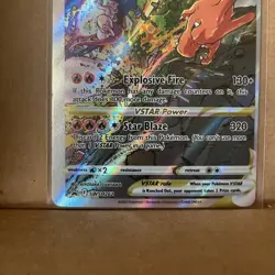 Charizard VSTAR SWSH262 Black Star Promo - Pokemon Card (Off Center) - A1 - Image 3