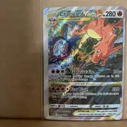 Charizard VSTAR SWSH262 Black Star Promo - Pokemon Card (Off Center) - A1 - Image 5