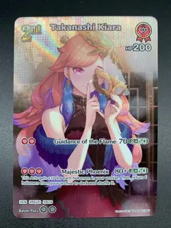 Hololive Takanashi Kiara hBP01-067 UR English Blooming Radiance Card NM/MT - Image 1