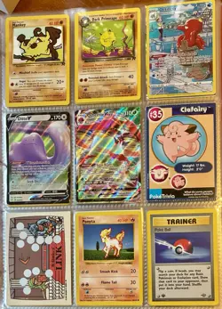 Vintage Pokemon Card Collection - No Binder Lot 5 Pages - Holo - Modern LP/NM - Image 5