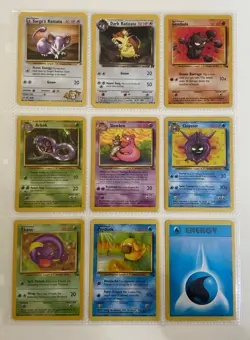 Pokemon Card Binder Collection - Vintage Card Lot | 1999-2000 WOTC Rare/Uncommon - Image 1