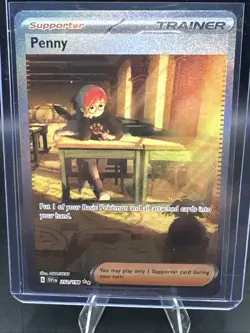 Pokemon TCG Scarlet & Violet Base Set Penny, Card 252/198 NM - Image 1