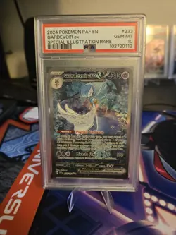 Pokemon TCG Gardevoir EX SIR Card 233/091 Paldean Fates PSA 10 - Image 1