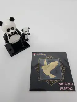 Pidgeot 24k Gold Plated Sticker Card Korean Striking Candy Pokemon NM - Image 1