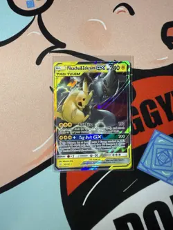 Pikachu & Zekrom Tag Team GX Holo Card 33/181 Sun and Moon - Image 1