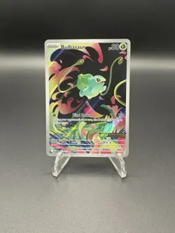 Pokemon Card Bulbasaur 133/132 - Mega Evolution Stamped Promo Pristine Mint!!! - Image 1