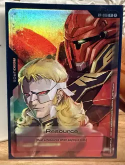 Resource Full Frontal & Sinanju RP-006 Promo English Gundam Card Game BFC - Image 1