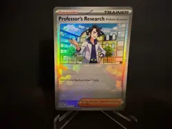 2025 Pokemon Professor's Research 125 Prismatic Evolutions Poke Ball Card NM+ - Image 1