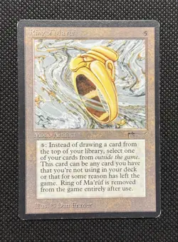 Ring of Ma'ruf Arabian Nights MTG Magic the Gathering CCG card - Image 1