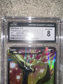 Xerneas EX Full Art Holo Card 146/146 XY CGC 8 Pokemon TCG Near Mint (Pop 24) - Image 2
