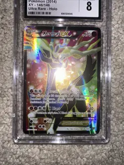 Xerneas EX Full Art Holo Card 146/146 XY CGC 8 Pokemon TCG Near Mint (Pop 24) - Image 3