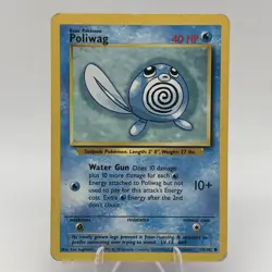 POLIWAG - 59/102 - Base Set - Pokemon Card - LP - Image 1