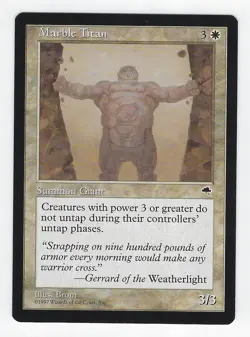 Marble Titan MTG: Tempest Rare - Image 1