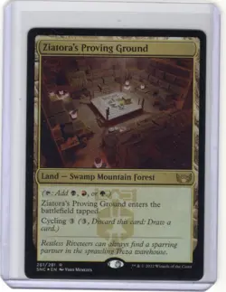 Ziatora's Proving Ground Rare Foil Streets of New Capenna MTG 261 NEW/MINT - Image 1