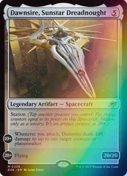 MTG - Dawnsire, Sunstar Dreadnought - Foil - EOE 0238 Edge of Eternities Mythic - Image 1