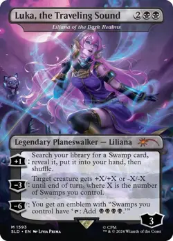 MTG - Luka, the Traveling Sound - SLD 1593 - Secret Lair Hatsune Miku - Mythic - Image 1