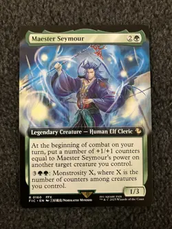 Magic The Gathering MTG - Maester Seymour (Extended Art) - FIN - Image 1