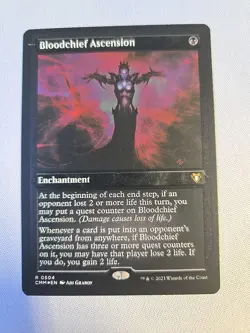 Bloodchief Ascension (Foil Etched) - Commander Masters (CMM) - LP MTG Magic - Image 1