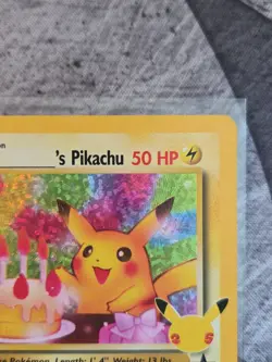 Birthday Pikachu- 24/53 -Celebration - Classic Collection Holo Pokemon Card - NM - Image 3