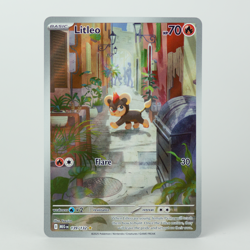 Litleo Illustration Rare 139/132 Pokemon Mega Evolution English NM - Image 1