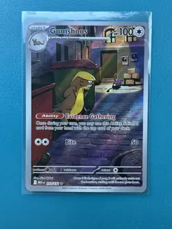 Gumshoos 153/132 Illustration Rare Pokemon TCG Mega Evolution NM - Image 1
