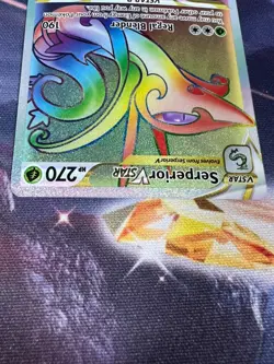 Serperior VSTAR 196/195 Pokemon TCG SWSH Silver Tempest Secret Rare NM - Image 5