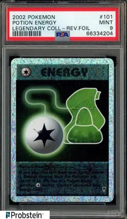 2002 Pokemon Legendary Collection Reverse Foil #101 Potion Energy PSA 9 MINT - Image 1