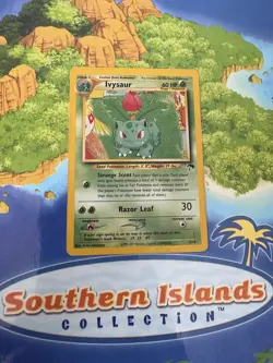 Pokemon Southern Islands Ivysaur English Rare Vintage Promo - Image 1